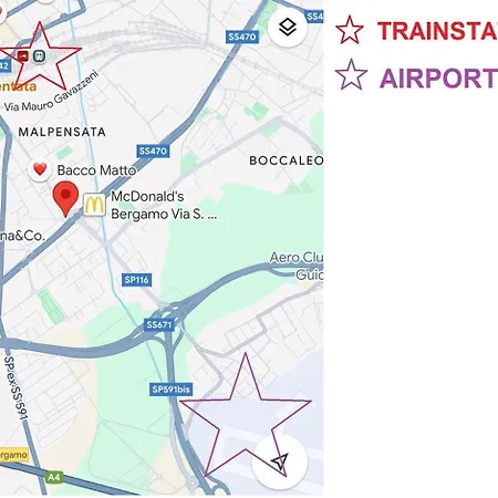 The Airport & The Train Station דירה